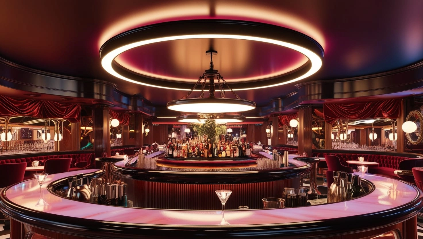 Дизайн проект бара в стиле минимализм