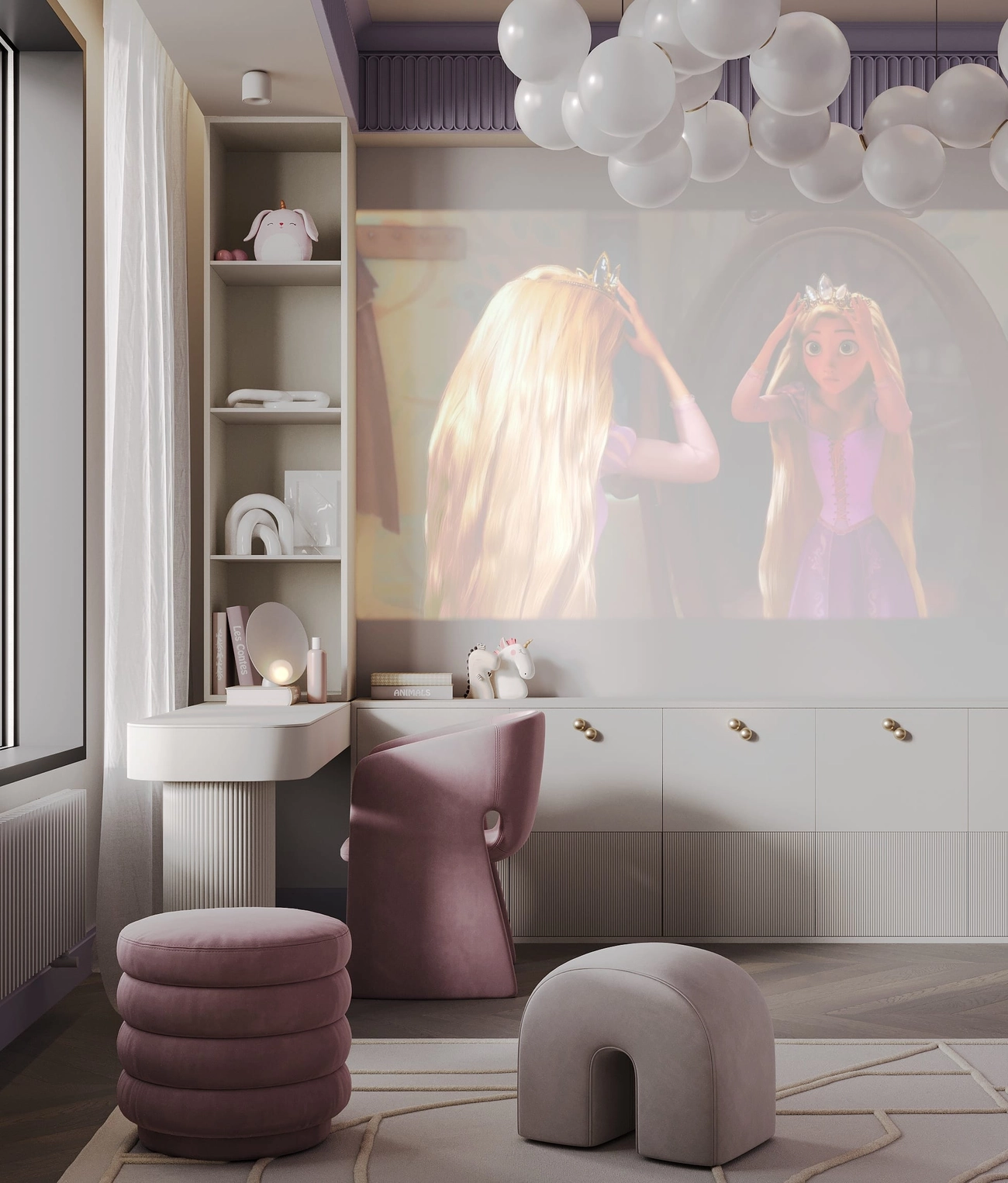 Создаем интерьер для двух девочек