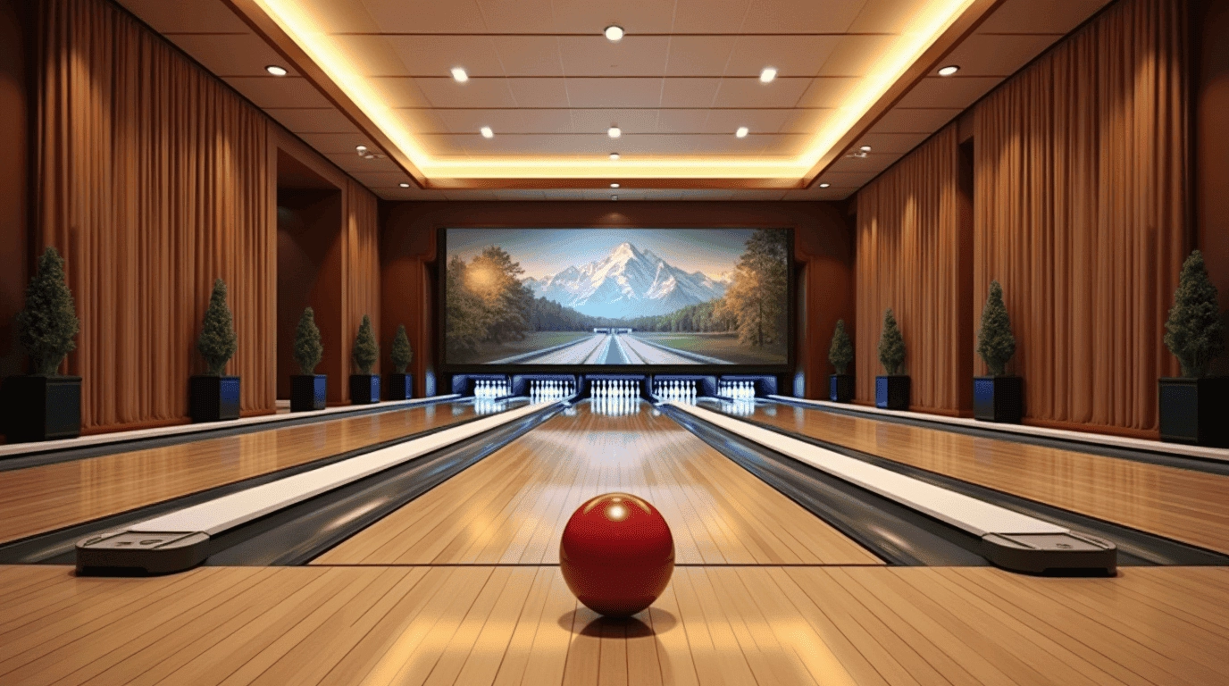 Дизайн проект боулинг в стиле неоклассика