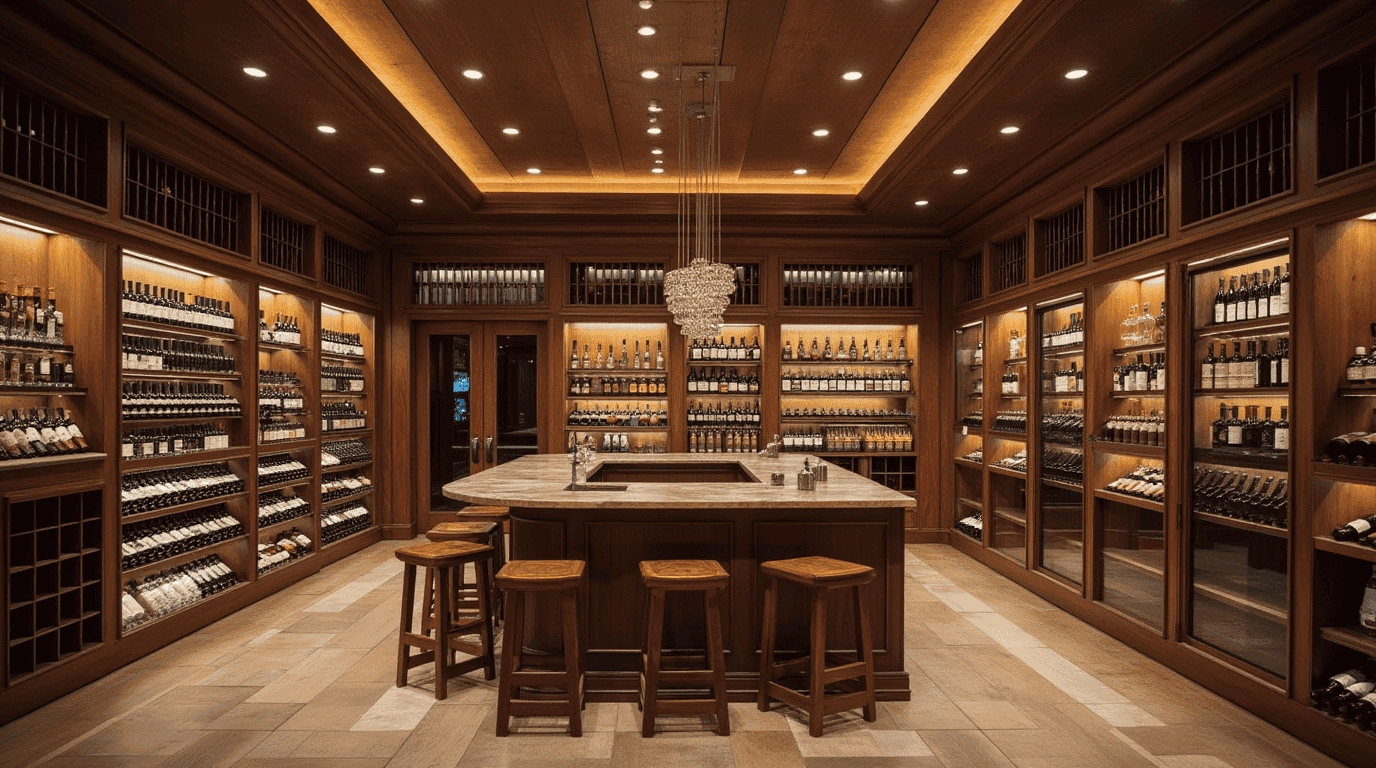 Дизайн проект винотека