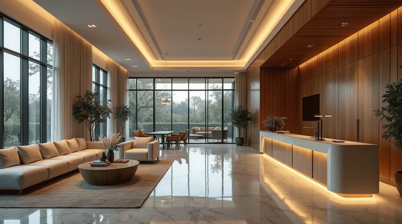 Дизайн проект спортивно-тактический клуб в стиле минимализм