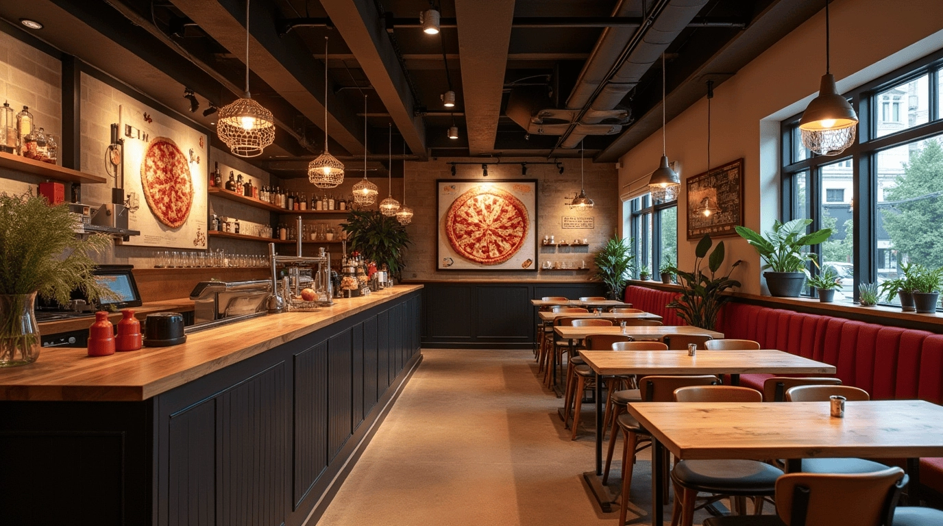 Дизайн проект пиццерия