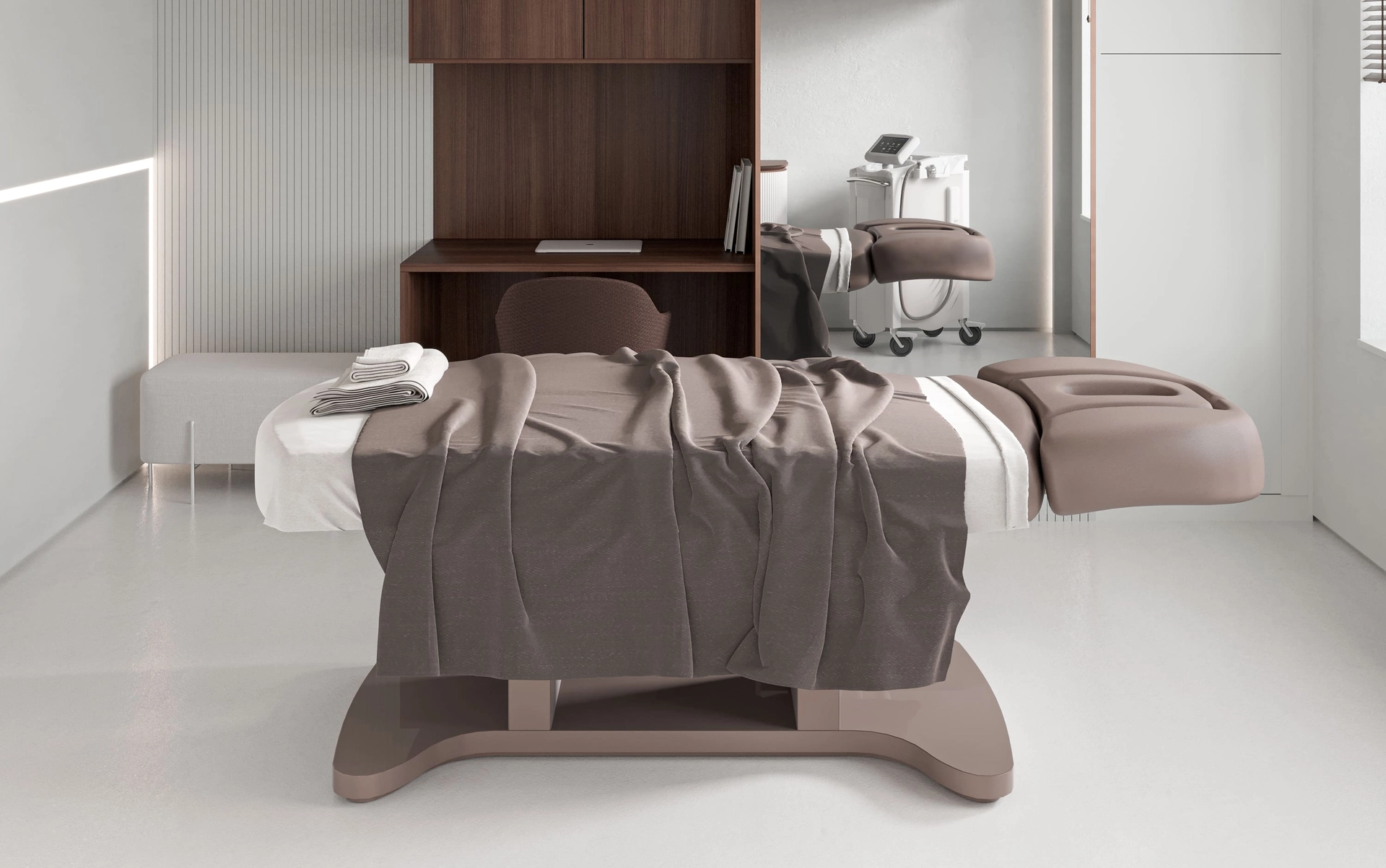 Дизайн проект центр лазерной косметологии в стиле минимализм