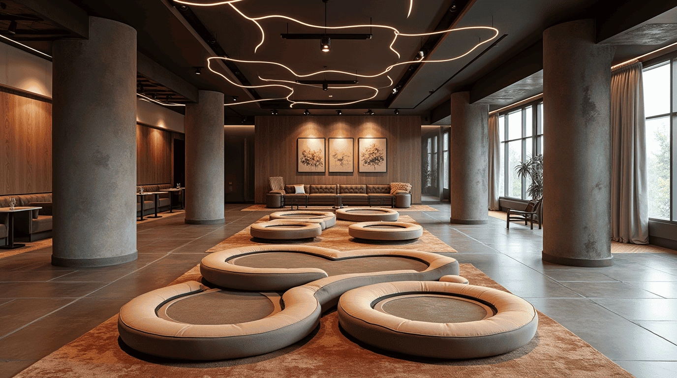 Дизайн проект батутный центр