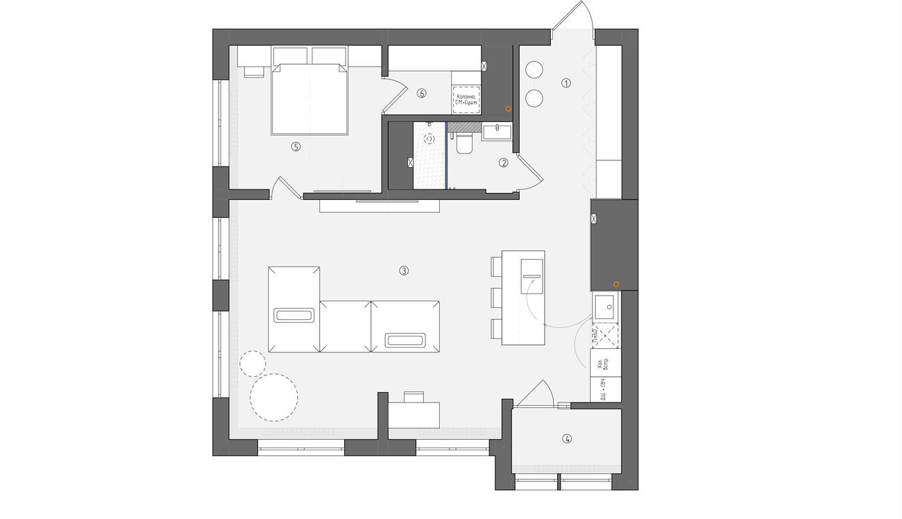 Планировочное решение