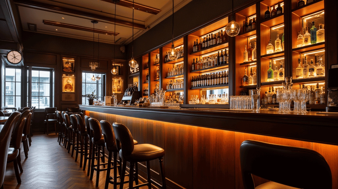 Дизайн проект бара-ресторана