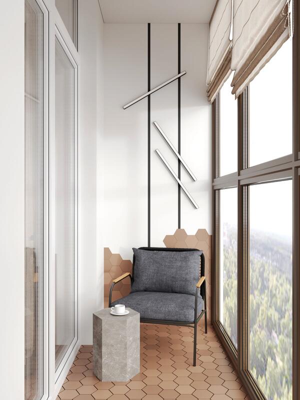 Лоджия при спальне