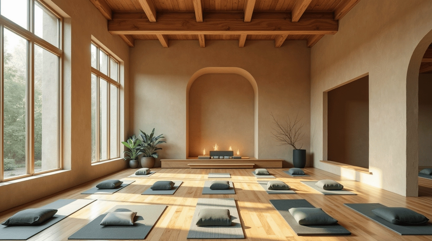 Дизайн проект центр йоги