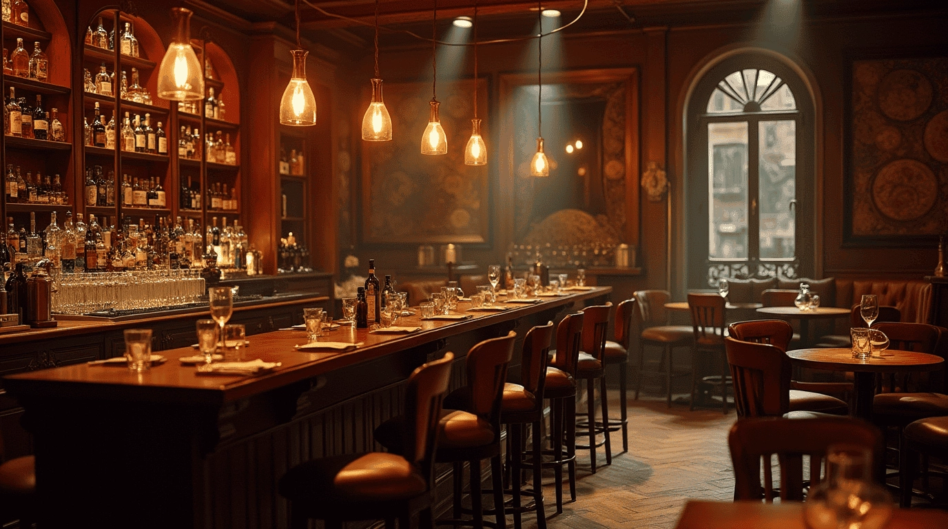 Дизайн проект гастробара в стиле минимализм