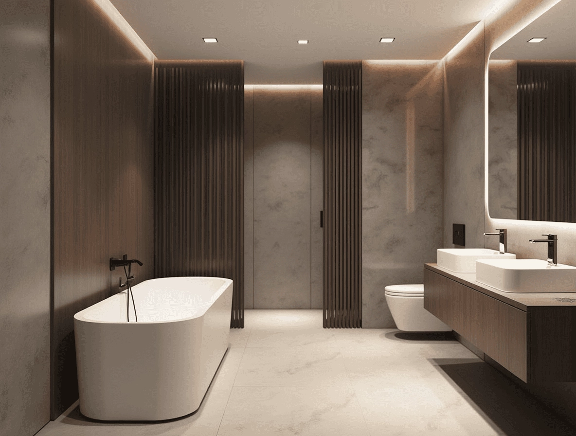 Дизайн проект мастер ванной