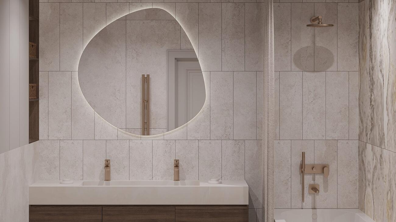 Преобразование пространства мастер санузла