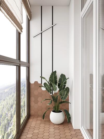 Лоджия при спальне