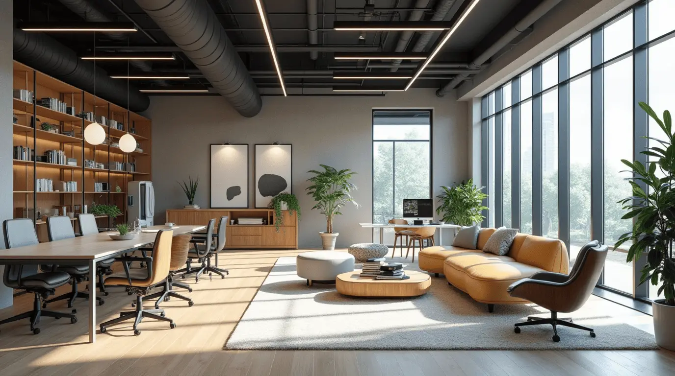 Дизайн проект офиса open space