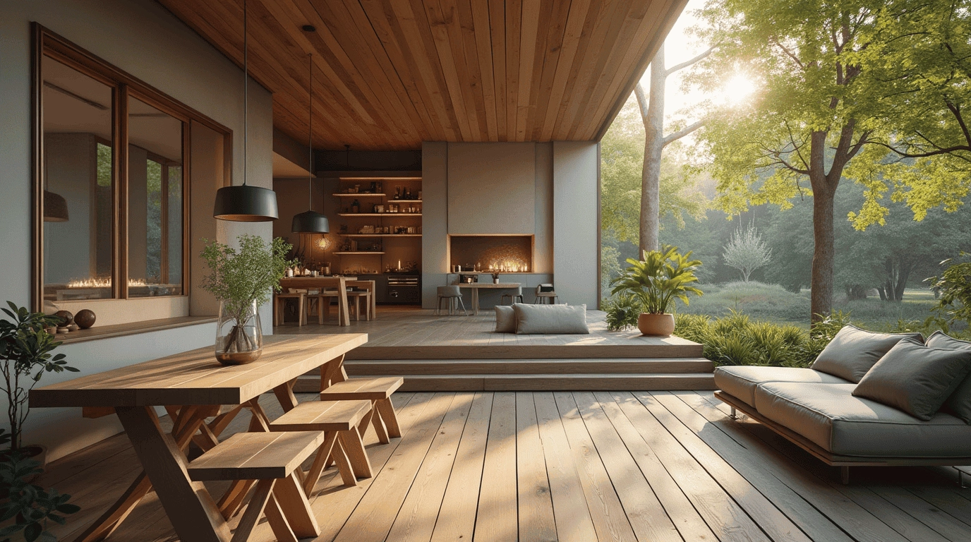 Дизайн проект кемпинг в стиле неоклассика