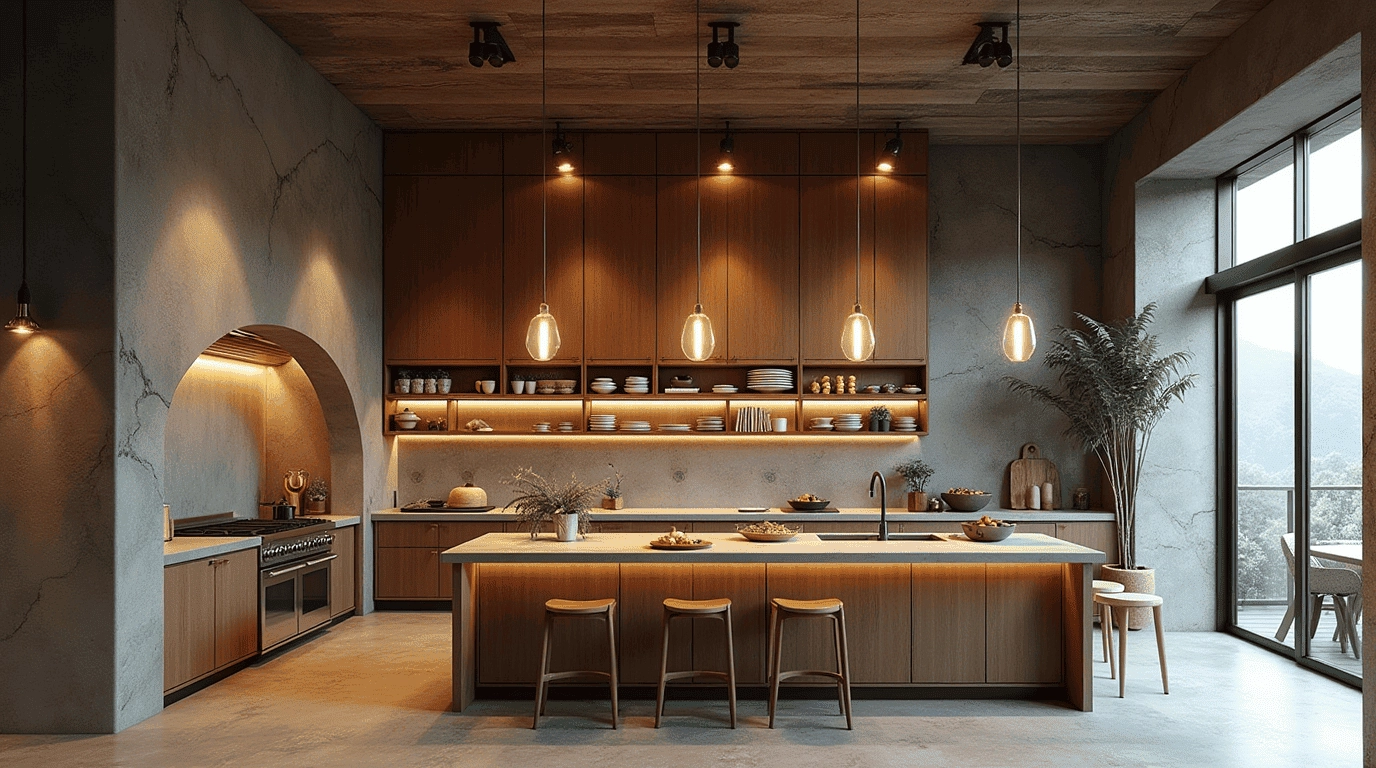 Дизайн проект кулинарии в стиле минимализм