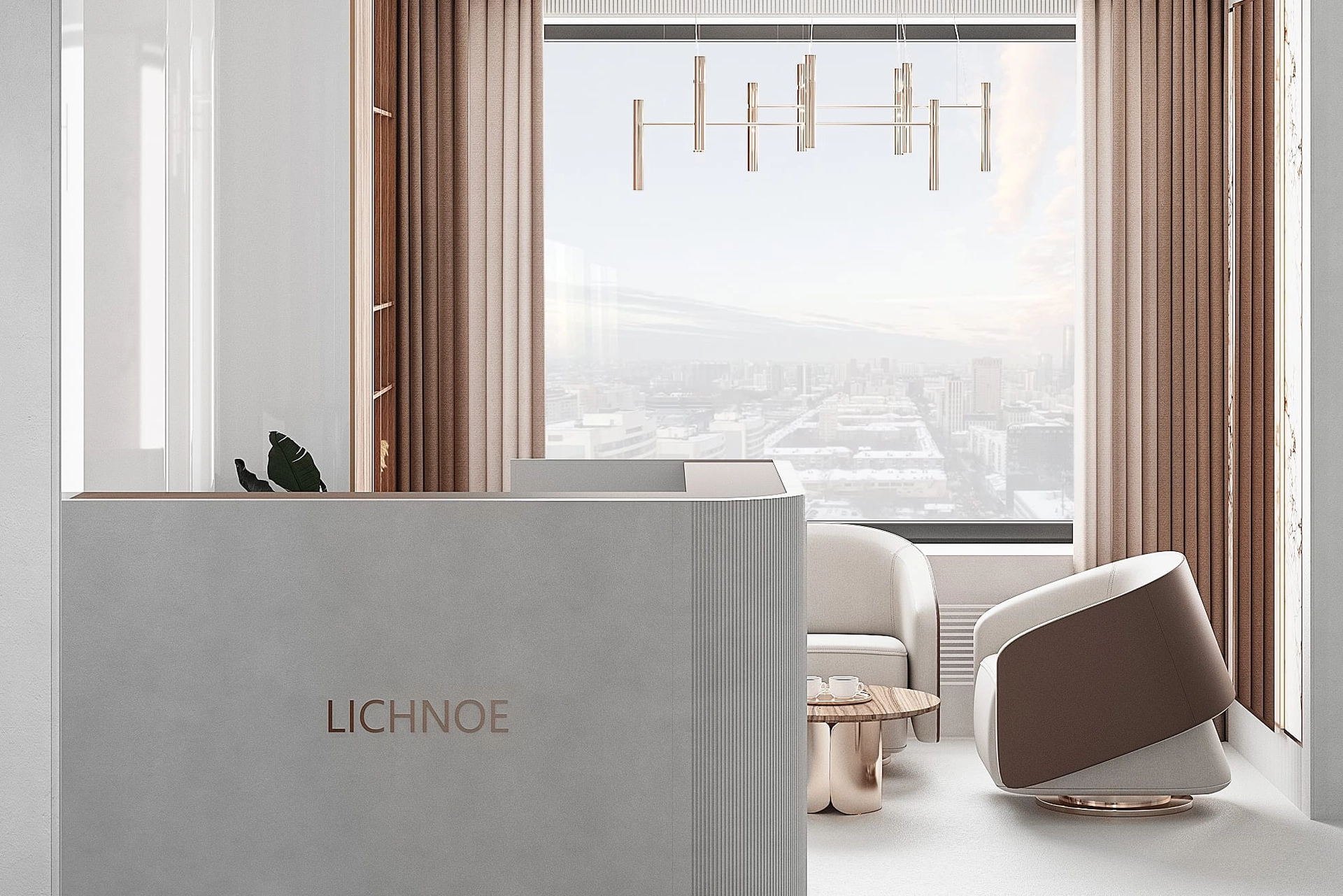 Дизайн проект салон красоты в стиле неоклассика